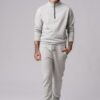 Men’s grey 100% cotton regular-slim fit sweatsuit