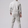 Men’s grey 100% cotton regular-slim fit tracksuit