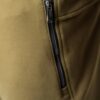 Men’s olive 100% cotton sweatpants with a zipper side pockets