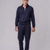 Men's navy 100% cotton sweatsuit
