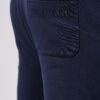 Men's navy 100% cotton sweatpants with back pockets