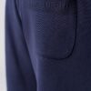 Men's navy 100% cotton sweatpants with back pockets