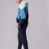 Men's 100% cotton colorblock sweatsuit in blue colors