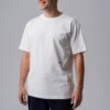 Back to Blu white 100% cotton men's T-shirt