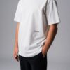 Back to Blu white 100% cotton men's T-shirt