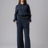 Women’s navy blue sustainable tracksuit