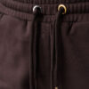 Women’s brown 100% cotton regular fit sweatpants