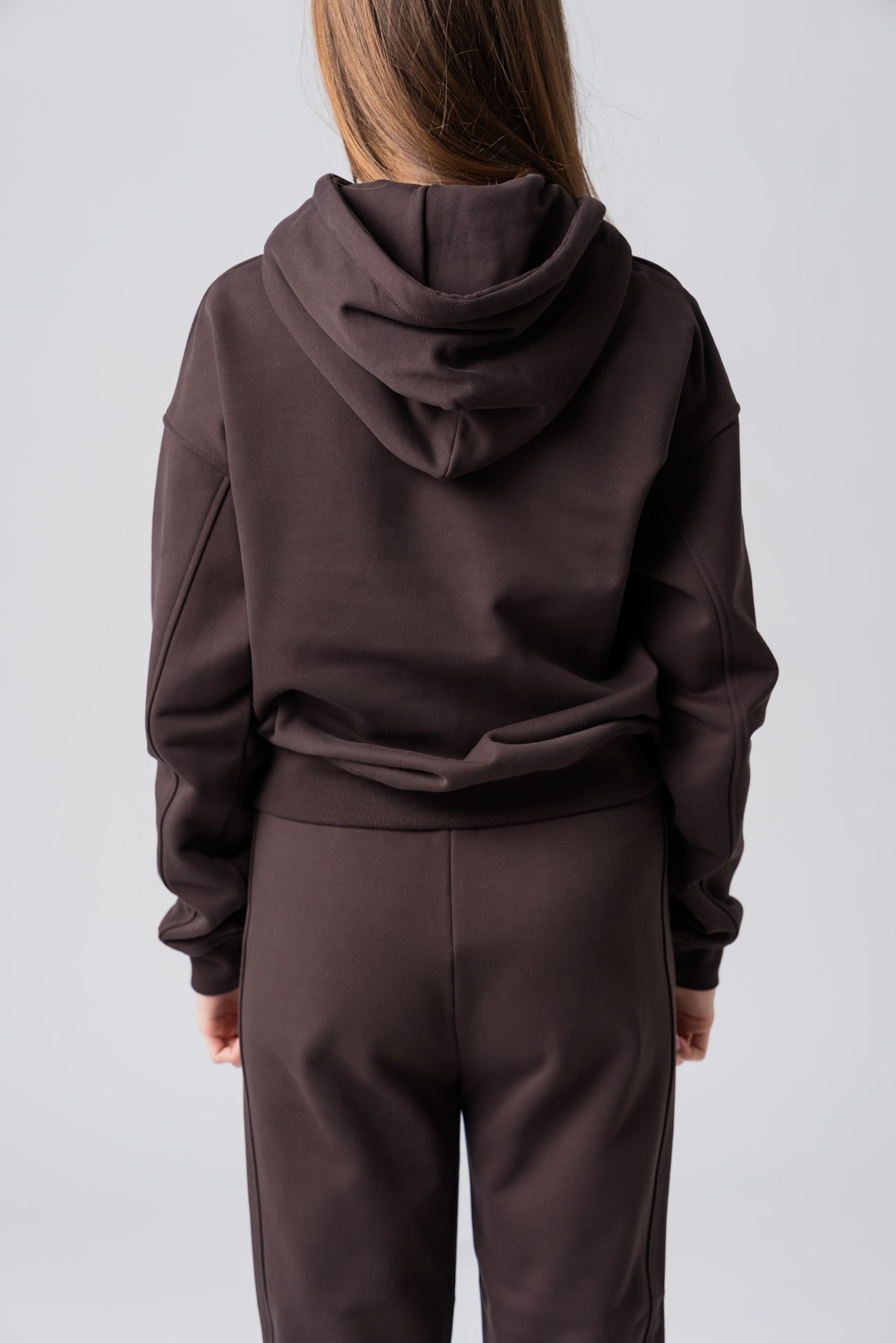 Women’s brown 100% cotton hoodie