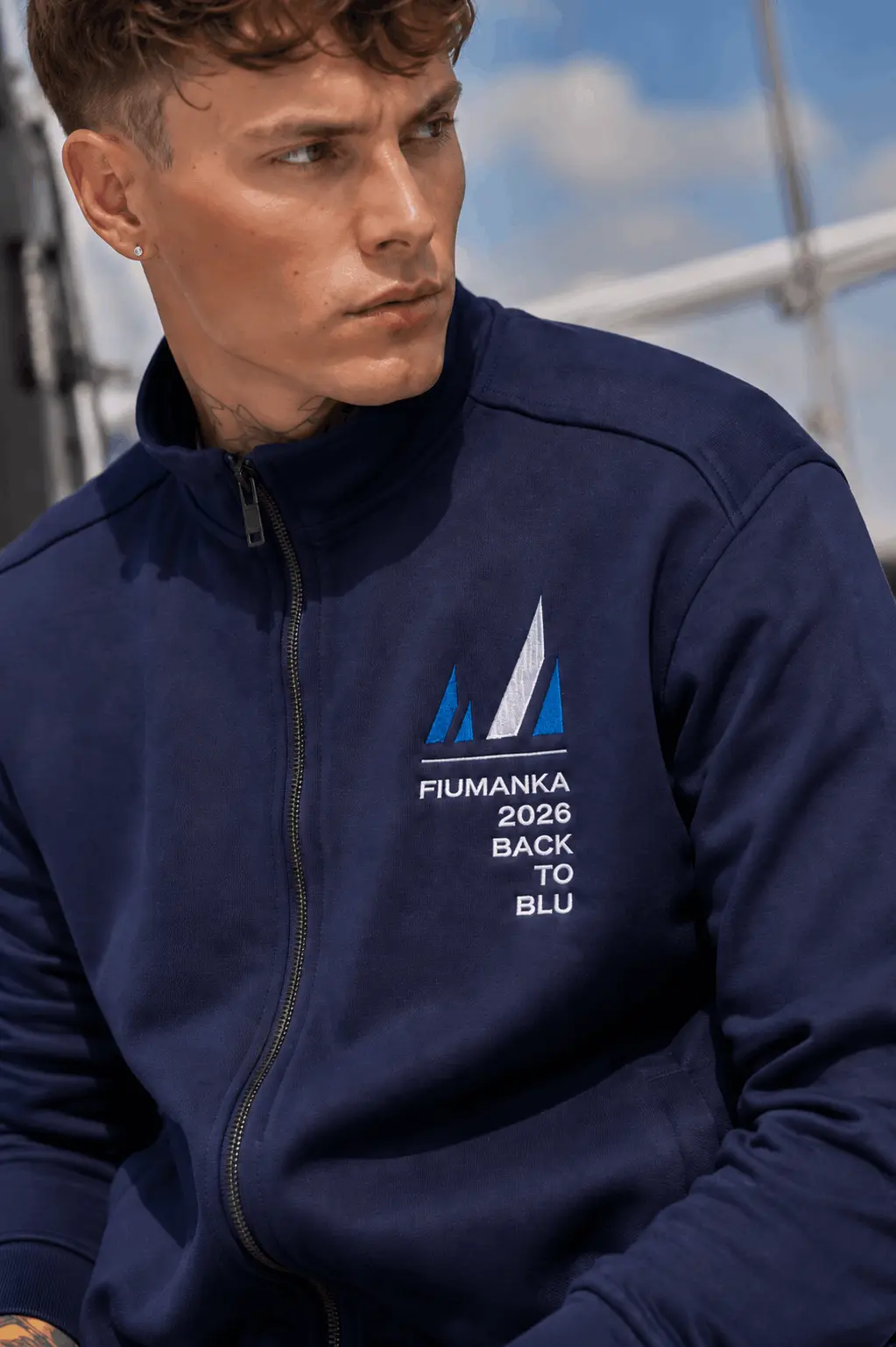 Fiumanka Men’s Sweatshirt Jacket