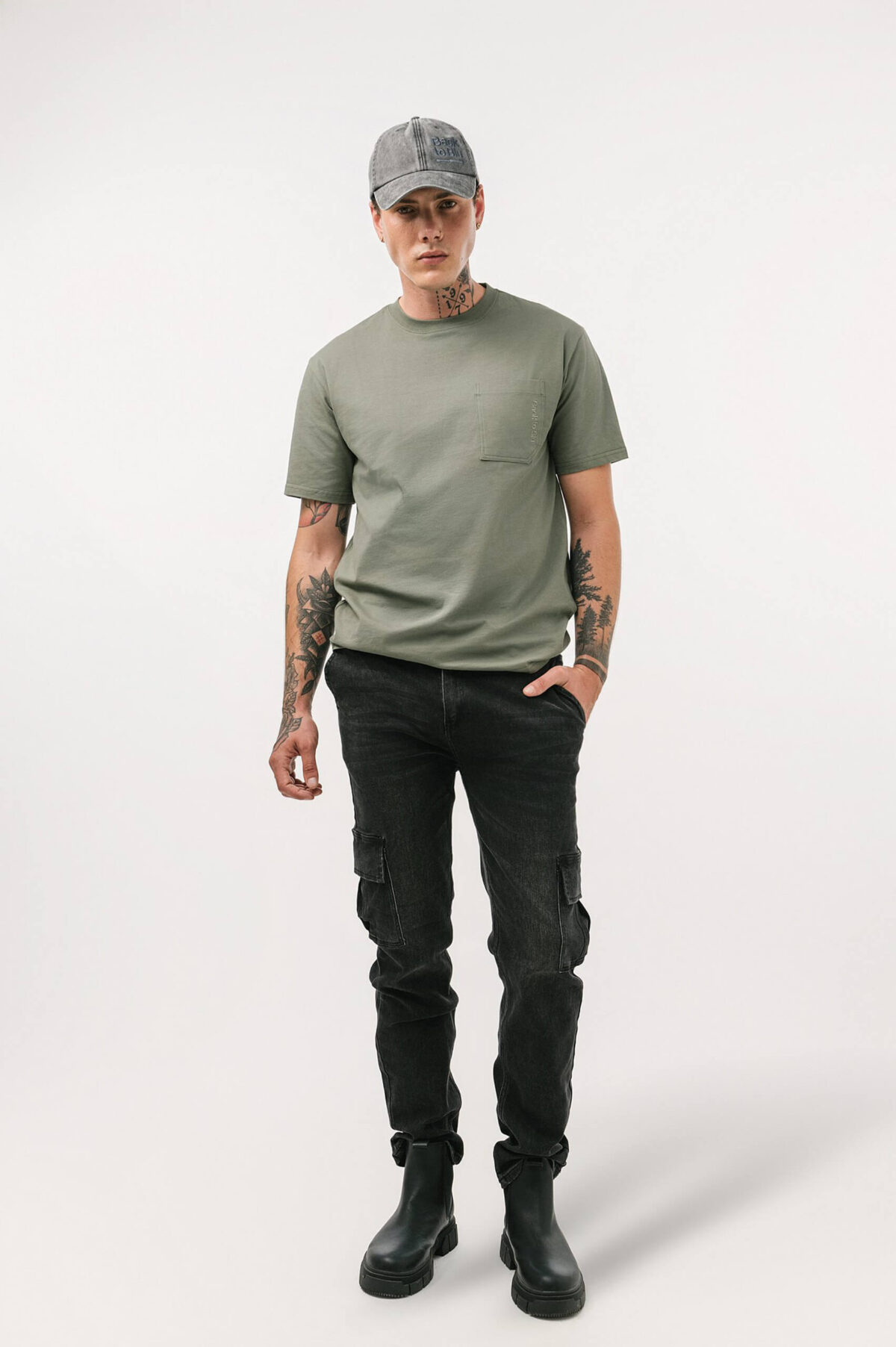 Cargo Denim Jeans