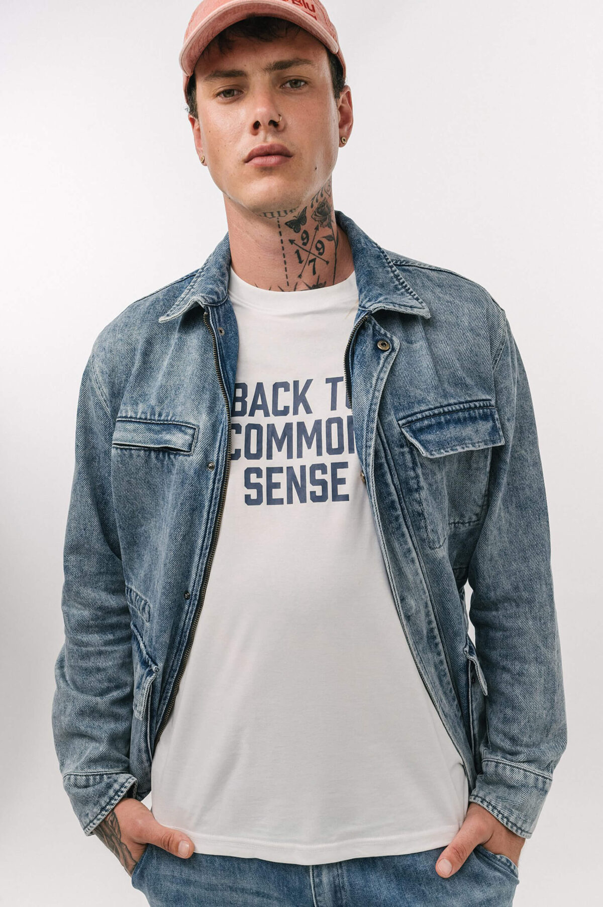 Denim Cargo Jacket